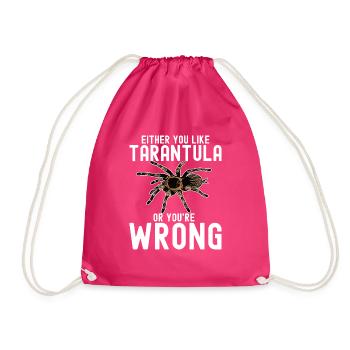 Tarantula - Drawstring Bag - fuchsia - Front