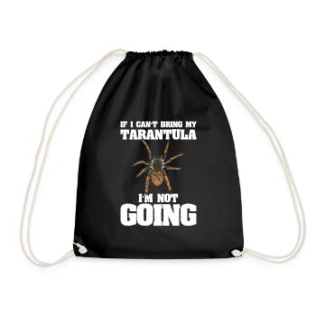Tarantula - Drawstring Bag - black - Front
