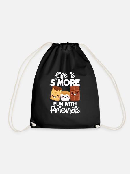 Marshmallow S'more - Sportstaske - sort