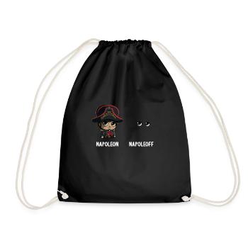Napoleon Napoleoff Lustiger Napoleon Bonaparte - Turnbeutel - Schwarz - Vorne