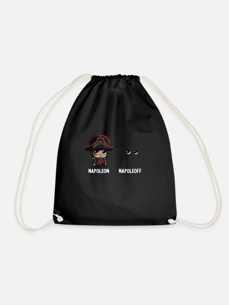 Napoleon Napoleoff Lustiger Napoleon Bonaparte - Turnbeutel - Schwarz