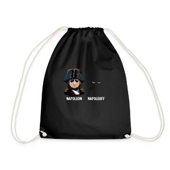 Napoleon Napoleoff Lustiger Napoleon Bonaparte - Turnbeutel - Schwarz - Vorne