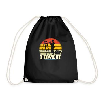 Artisans d’idées cadeaux DIY - Sac de sport léger - noir - Devant