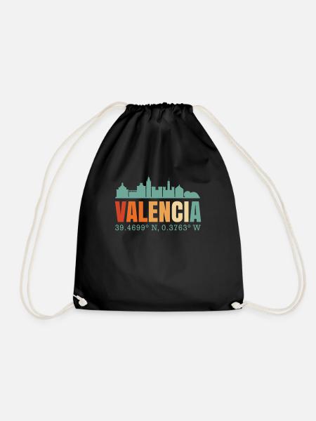 Valencia - Turnbeutel - Schwarz