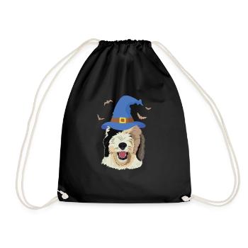 Sheepadoodle Doodle Dog - Sac de sport léger - noir - Devant