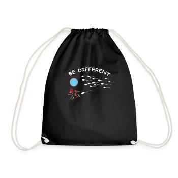 DIY Gift Idea Craftsmen - Drawstring Bag - black - Front