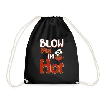 out - Drawstring Bag - black - Front