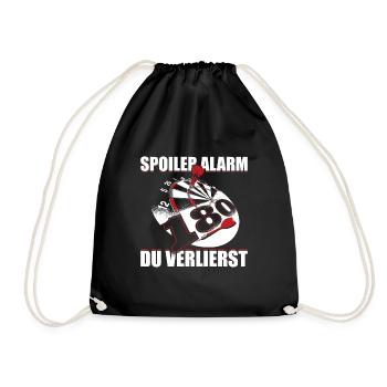 Spoiler Alarm Du Verlierst - Turnbeutel - Schwarz - Vorne