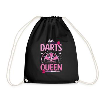 Reine des fléchettes - Sac de sport léger - noir - Devant