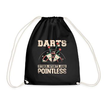 Les fléchettes d’autres sports sont inutiles - Sac de sport léger - noir - Devant