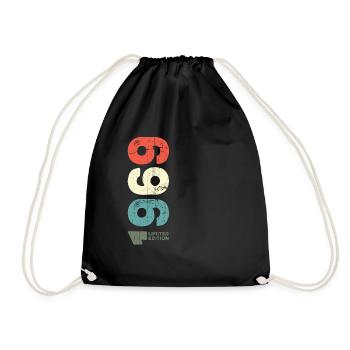 Since 1969 Year 1969 Retro 1969 Vintage 1969 - Drawstring Bag - black - Front