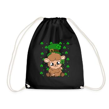 Moutons Trèfles Fête de la Saint-Patrick - Sac de sport léger - noir - Devant