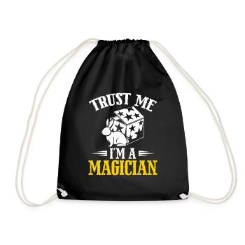 Trust Me im A Magician Wizard Magic Trick Magic - Sac de sport léger - noir - Devant