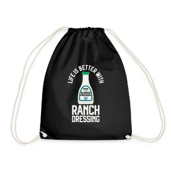 Ranch -Vinaigrette -Ranch -Vinaigrette - Sac de sport léger - noir - Devant