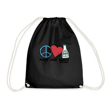 Ranch -Dressing -Ranch -Salatdressing - Turnbeutel - Schwarz - Vorne