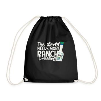 Ranch -Vinaigrette -Ranch -Vinaigrette - Sac de sport léger - noir - Devant