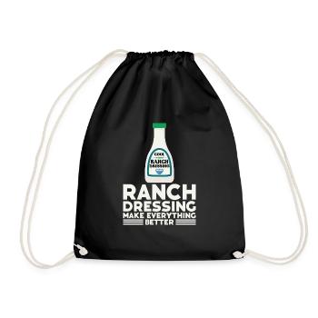 Ranch -Vinaigrette -Ranch -Vinaigrette - Sac de sport léger - noir - Devant