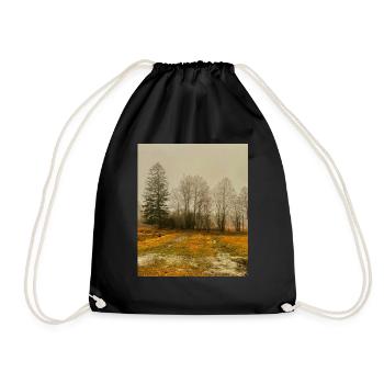 Conception fantastique du paysage norvégien - Sac de sport léger - noir - Devant