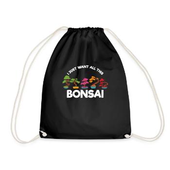 Je veux juste tout ce bonsaï - Sac de sport léger - noir - Devant