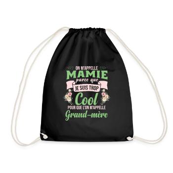 On M'Appelle Mamie Grand-Mère - Sac de sport léger - noir - Devant