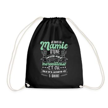 Je Suis La Mamie D'Une Petite-Fille - Sac de sport léger - noir - Devant