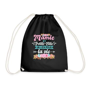 Mamie Et Petite-Fille - Sac de sport léger - noir - Devant