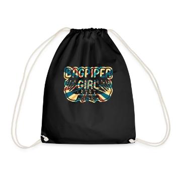 Joueur de cornemuse Fille Cornemuse Femme Cornemuse M - Sac de sport léger - noir - Devant
