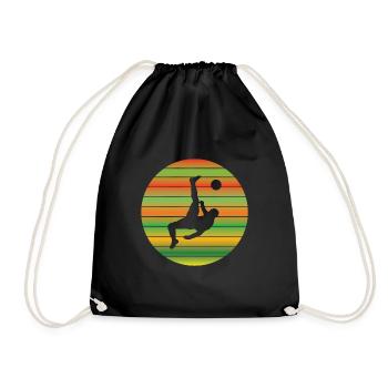 Football Player Football Team Football Design - Sac de sport léger - noir - Devant