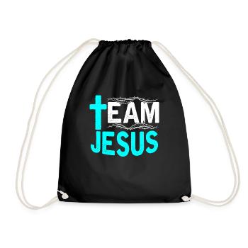 Équipe Jésus Christianisme Catholiques Religion Foi - Sac de sport léger - noir - Devant