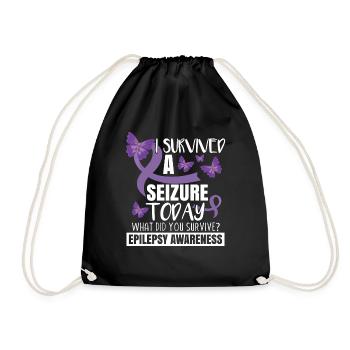 Epilepsy Awareness - Drawstring Bag - black - Front