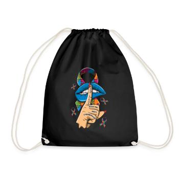Do Not Judge Puzzle Autism Awareness - Drawstring Bag - black - Front