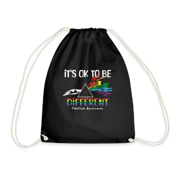 Différents Okay Special Puzzle Autism Awareness - Sac de sport léger - noir - Devant