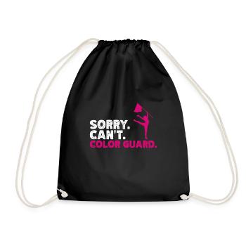Color protection - Drawstring Bag - black - Front