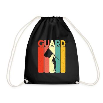 Color protection - Drawstring Bag - black - Front