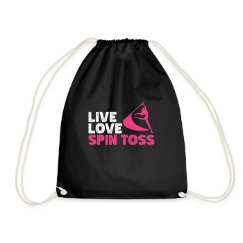 Color protection - Drawstring Bag - black - Front