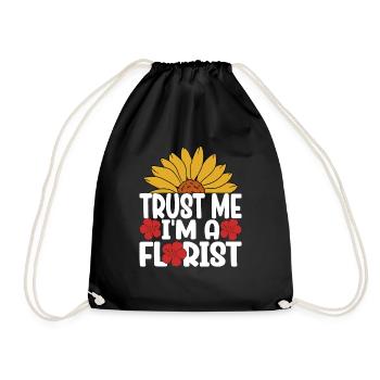 Croyez-moi, je suis fleuriste - Sac de sport léger - noir - Devant