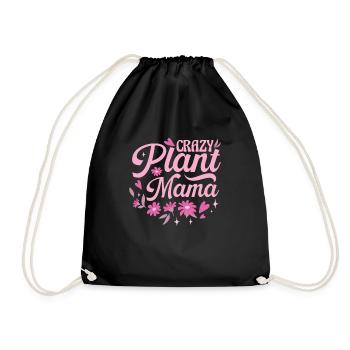 Hobbygärtner Garten Mutter Gärtnerische Mama - Turnbeutel - Schwarz - Vorne