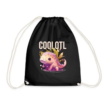 Coolotl Axolotl Lover Amphibian Mexican Walking Fi - Sac de sport léger - noir - Devant
