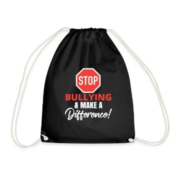 National Bully Awareness Month Anti Bullying - Drawstring Bag - black - Front