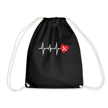 Artisans d’idées cadeaux DIY - Sac de sport léger - noir - Devant