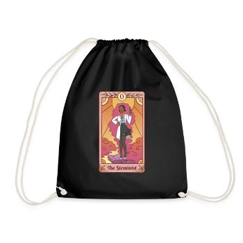 Les femmes de tarot stéministe dans l’art des STIM - Sac de sport léger - noir - Devant