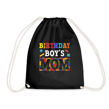 Mère du garçon d’anniversaire Bauklötze - Sac de sport léger - noir - Devant