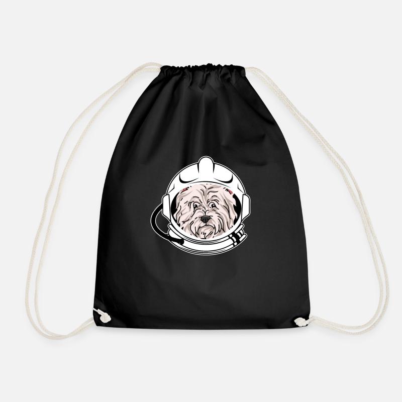 West Highland Terrier - Turnbeutel - Schwarz