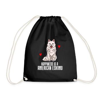Esquimau d’Amérique - Sac de sport léger - noir - Devant