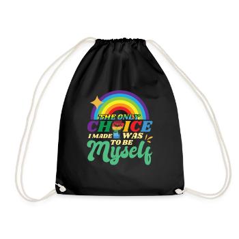 Citation LGBT - Sac de sport léger - noir - Devant