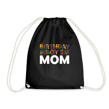 Mère du garçon d’anniversaire Bauklötze - Sac de sport léger - noir - Devant