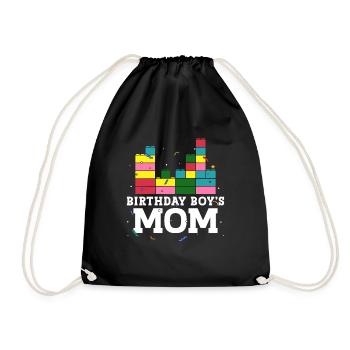 Mère du garçon d’anniversaire Bauklötze - Sac de sport léger - noir - Devant