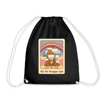 Shenanigans With My Gnomies St Patricks Cartoon - Drawstring Bag - black - Front