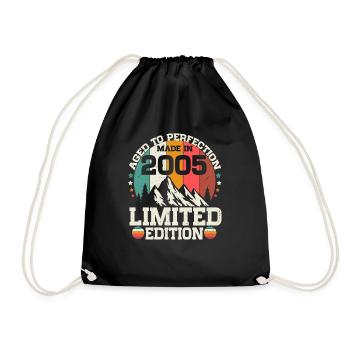 2005 vintage vintage cadeau d’anniversaire rétro - Sac de sport léger - noir - Devant