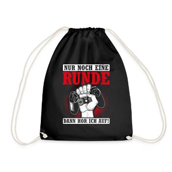 Berge Bergsteiger Wanderer Kletterer Geschenk Skif - Turnbeutel - Schwarz - Vorne